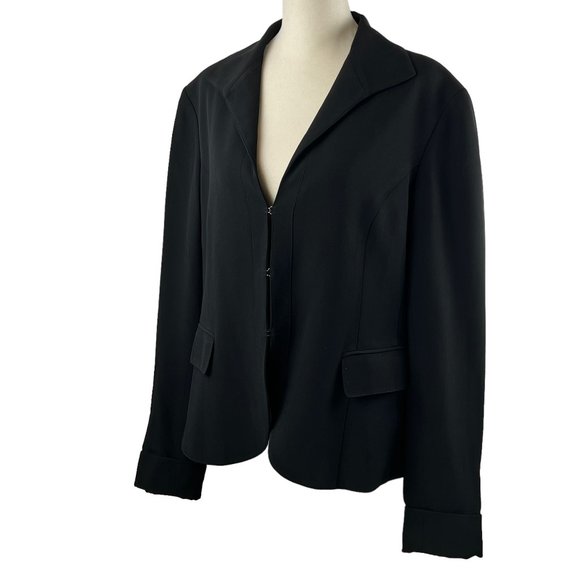 LAFAYETTE 148 NEW YORK Black Blazer Size 10 - Picture 2 of 8